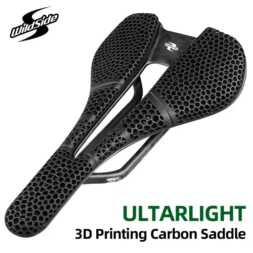Carbon Fiber Saddle - Wildside 3D Printed Bicycle Saddle Carbon