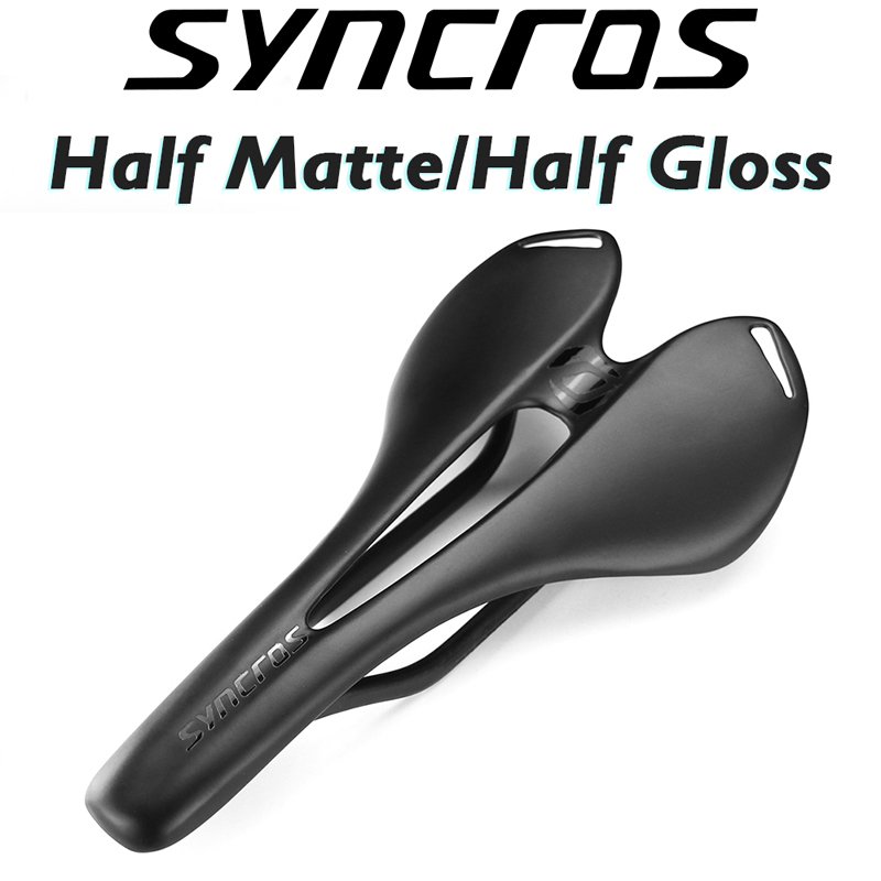 Carbon Fiber Saddle - Syncros-Full Carbon Fiber MTB Bicycle Saddle,