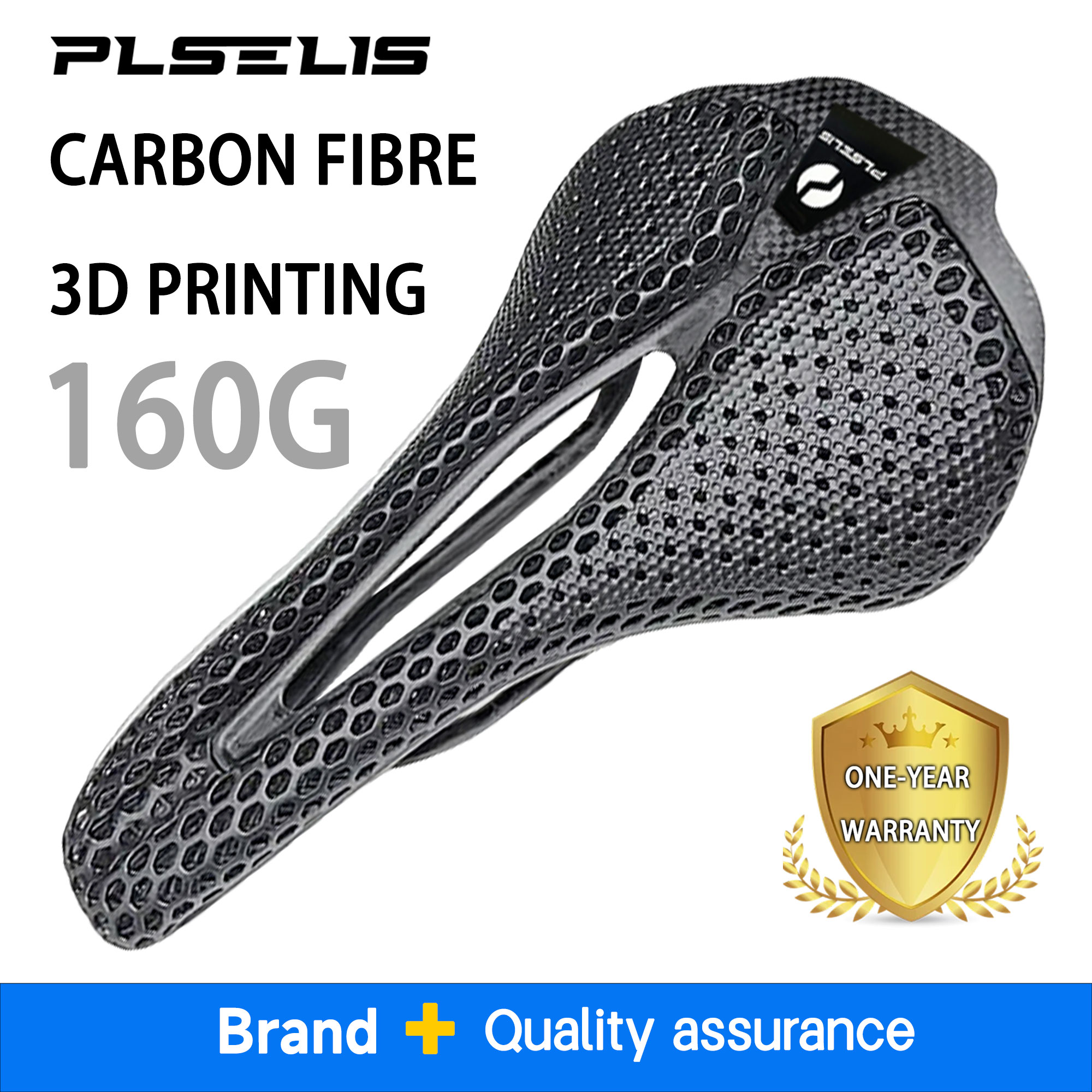 Carbon Fiber Saddle - Plselis Full Carbon Fiber Saddle 3D