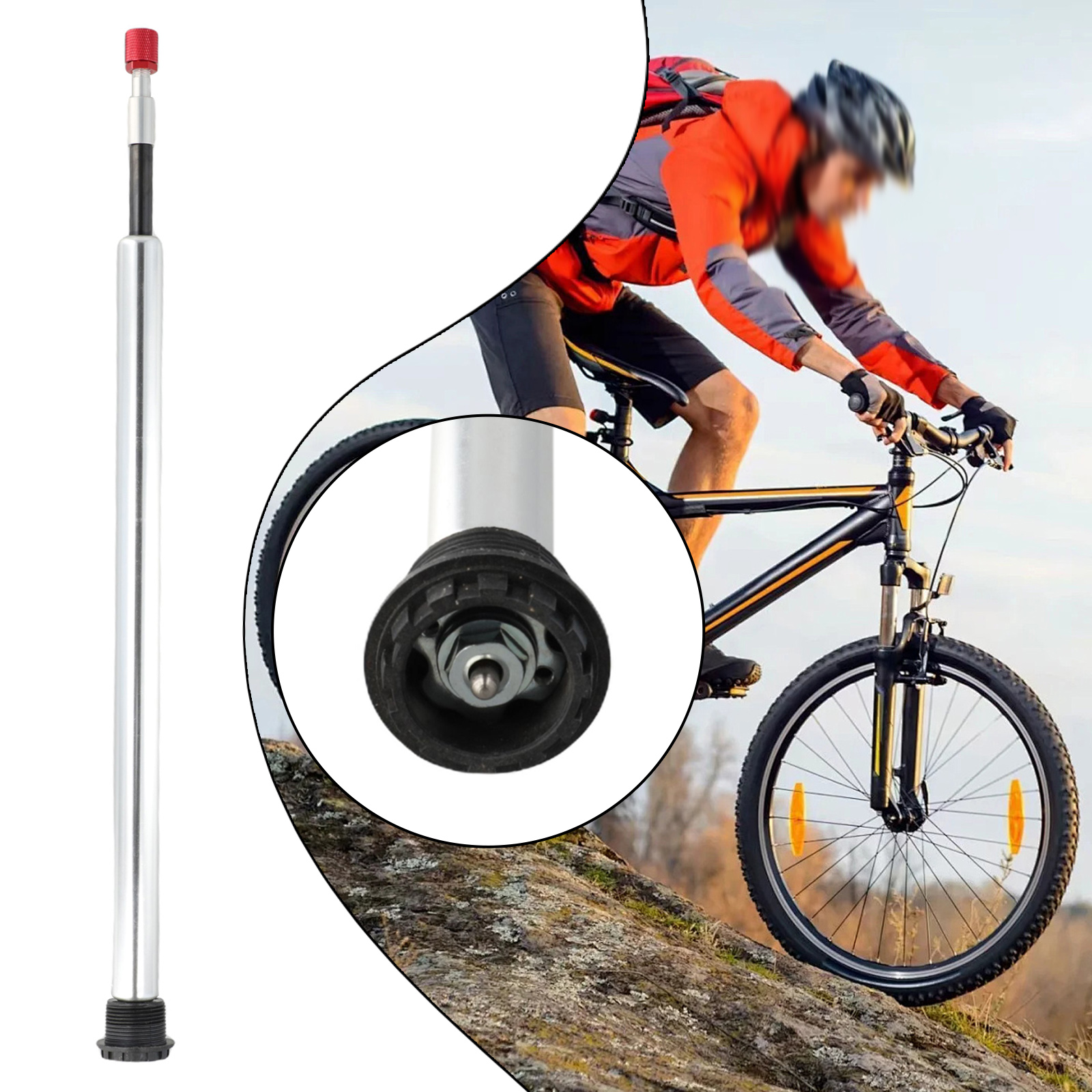 Cycling Gear Inches - 1PC Bike Bicycle Front Fork Spring