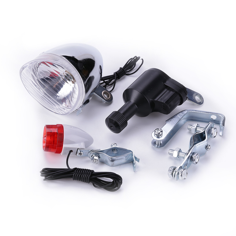 Bike Dynamo Light - Bike Cycling Dynamo Lights Set Safety