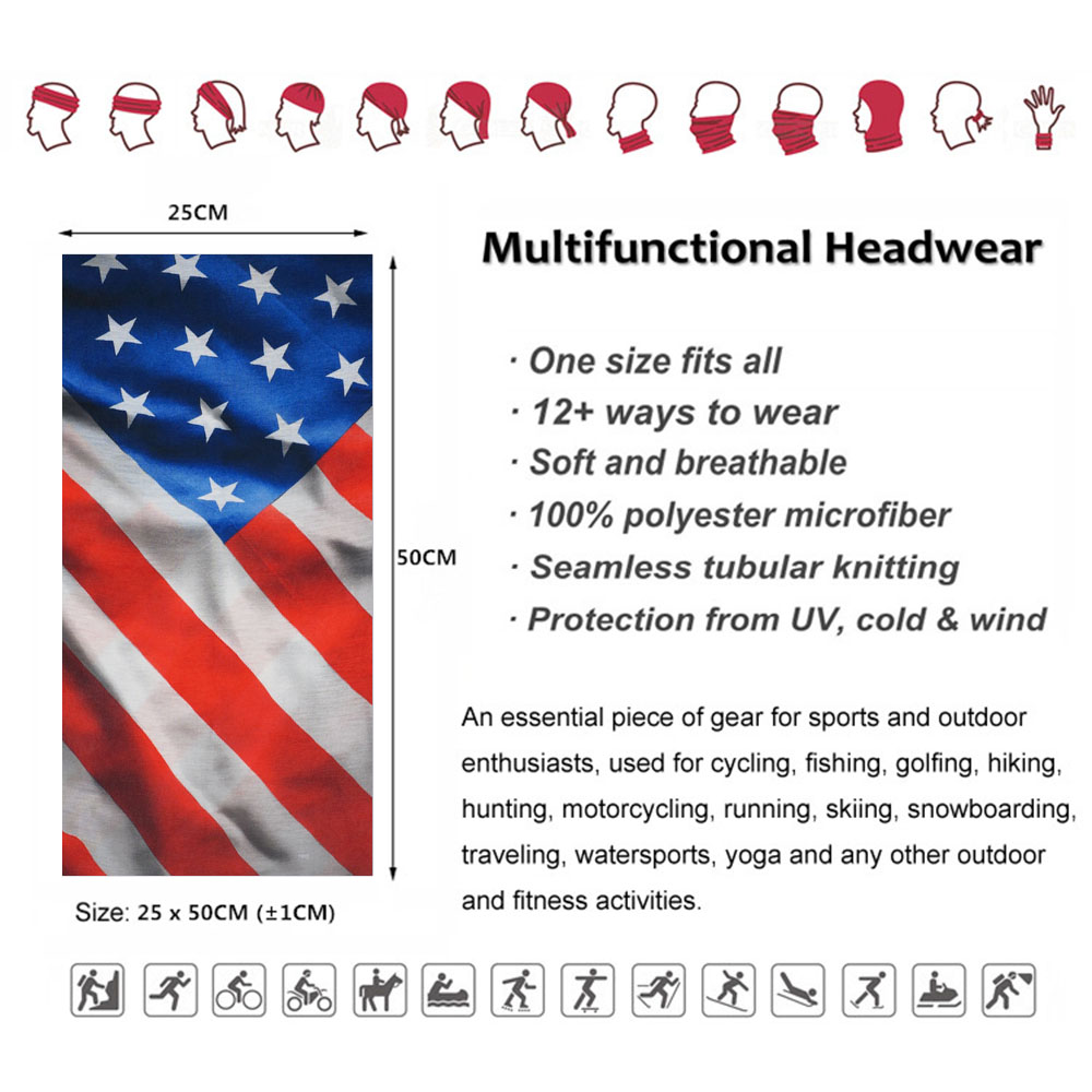 USA Flag Pattern Sun Protectiv - Cycling Gear Usa review and price