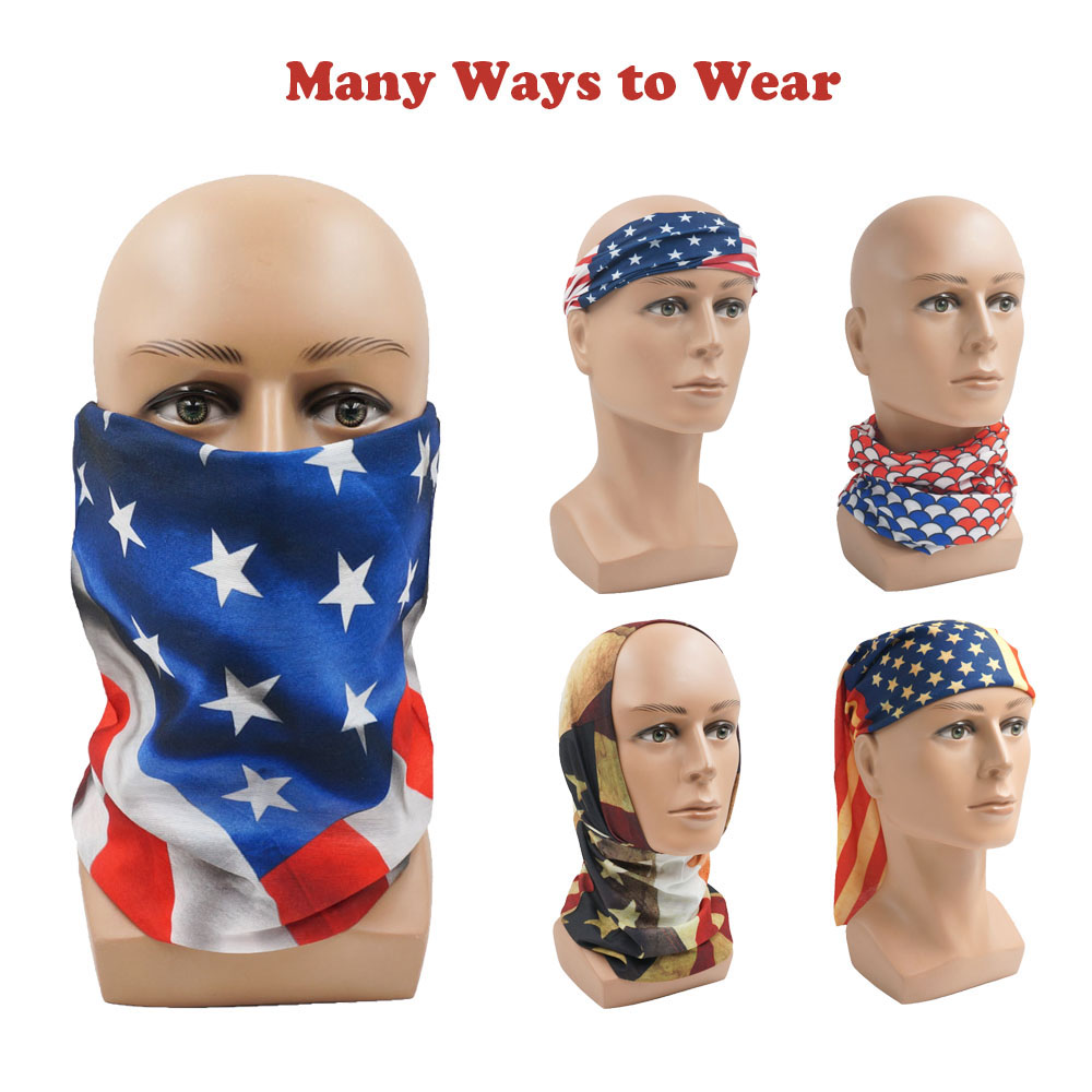 USA Flag Pattern Sun Protectiv - Cycling Gear Usa review and price