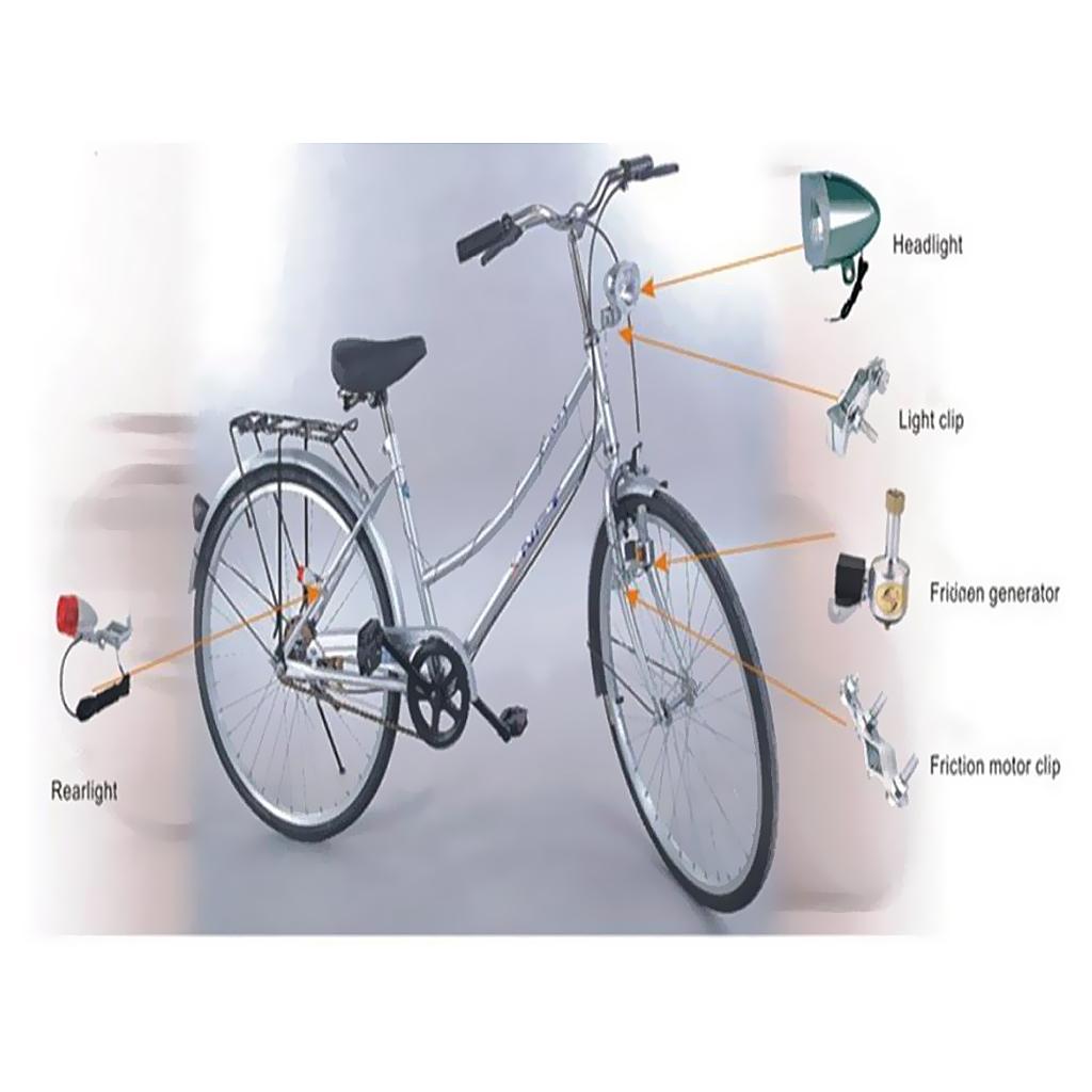 Dynamo Headlight Tail Light Ki - Bike Dynamo Light review and price