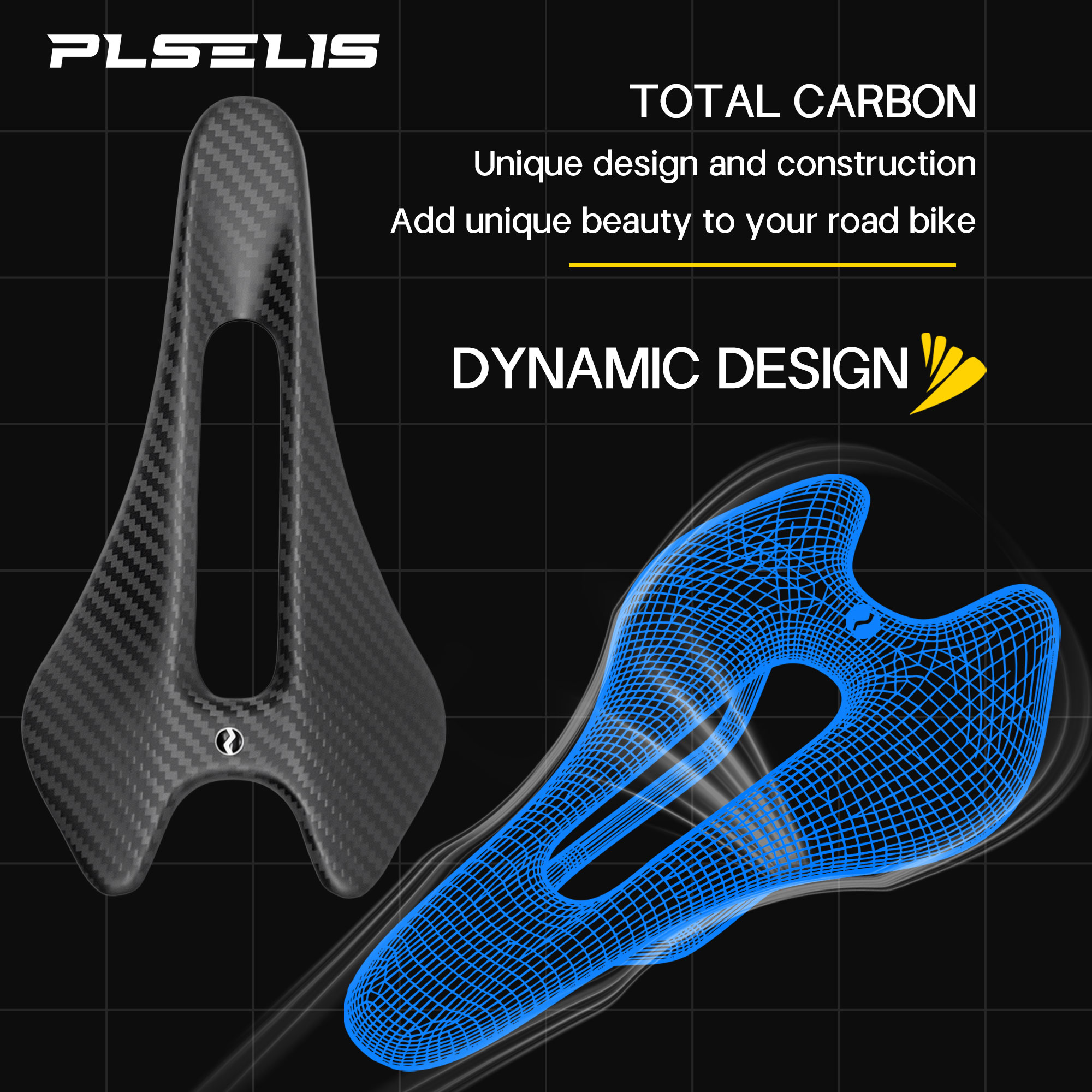 Plselis Carbon Fiber Road Bicy - Carbon Fiber Saddle review and price