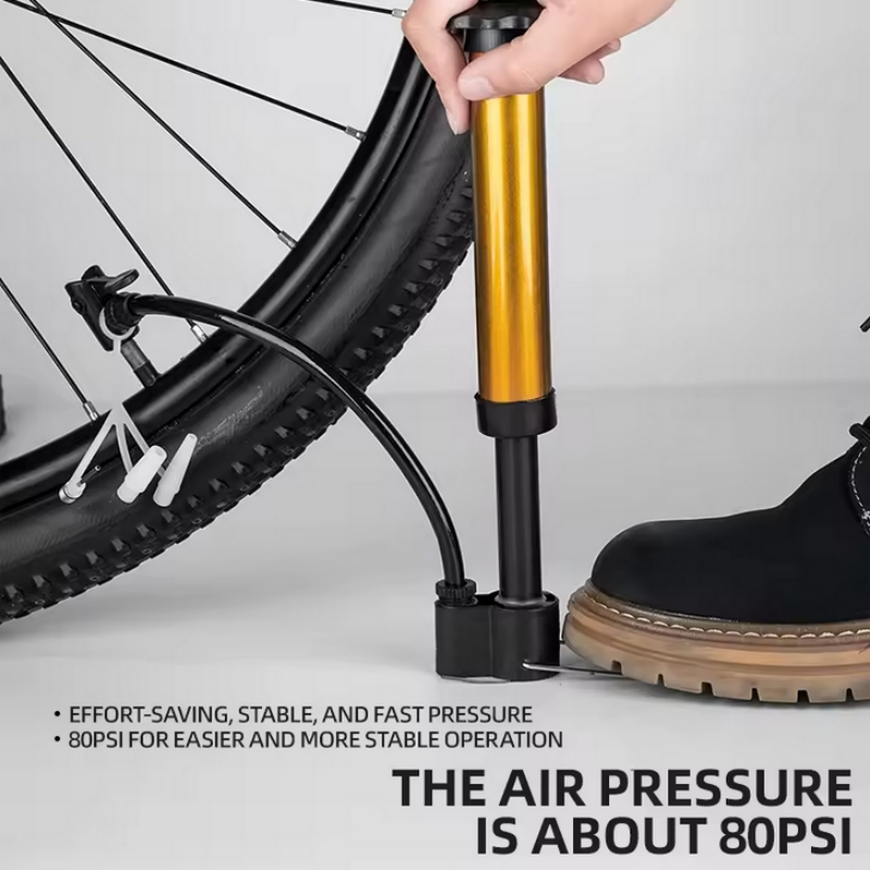 MTB Bicycle Pump 80 PSI Bike M - Mtb Pedals review and price