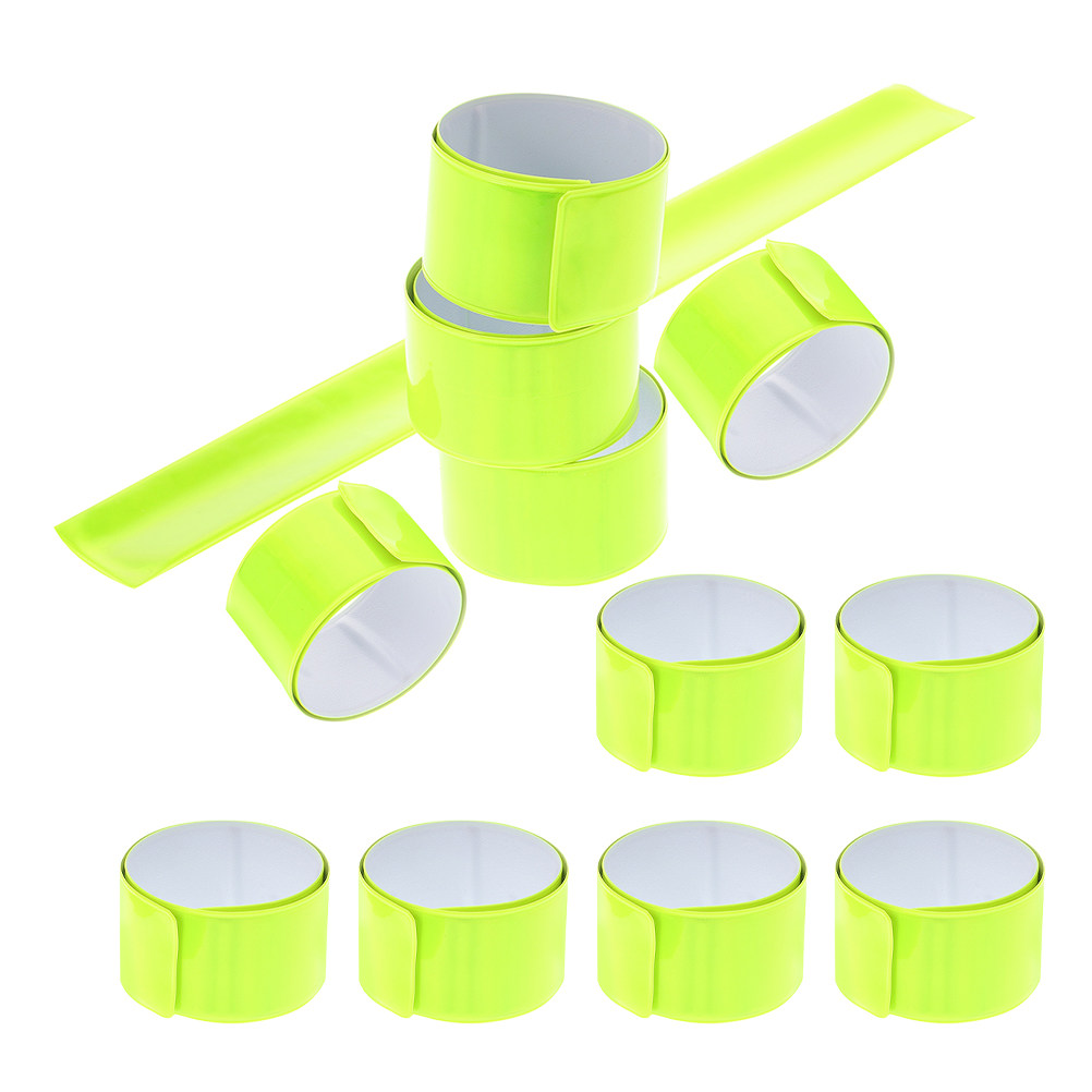 12Pcs Reflective Slap Bracelet - Cycling High Gear review and price