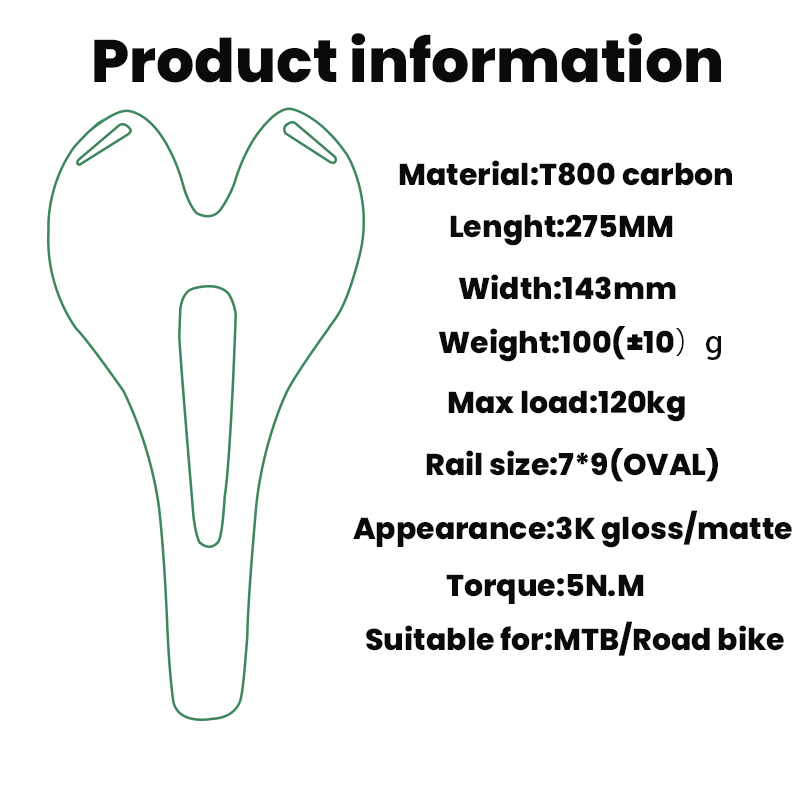 T800 Carbon Saddle MTB/Road Bi - Carbon Fiber Saddle review and price